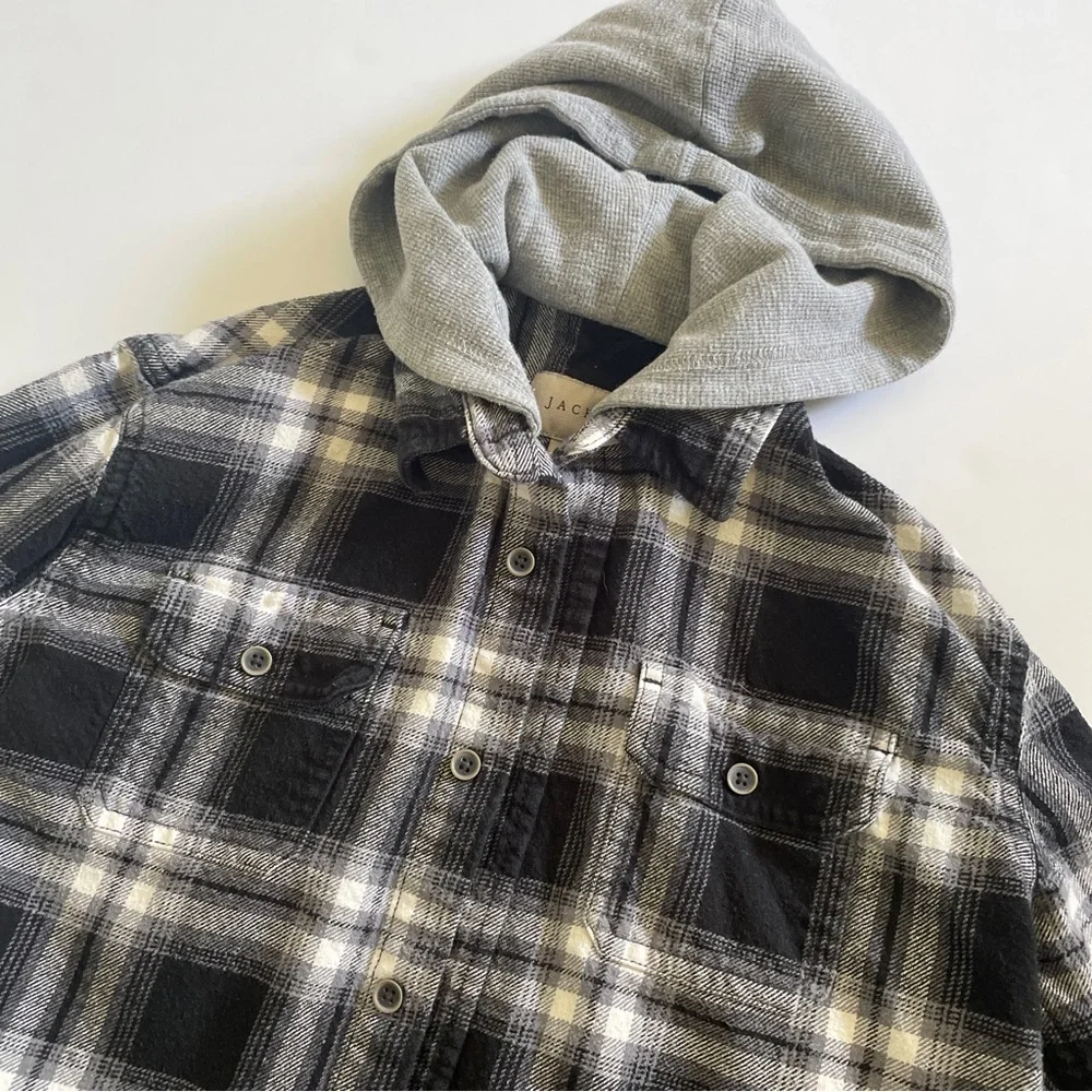 Jachs Hooded Flannel Jacket